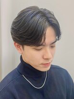 ビッケメンズヘア(Vicke Men's hair) フェザーパーマセンターパートダウンパーマニュアンスパーマ韓国