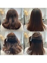 モンヘアー(mont hair)&nbsp;髪質改善トリートメント、縮毛矯正で艶髪へ