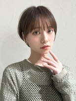 アンド ストーリーズ(&STORIES)&nbsp;前髪あり耳掛け丸みくびれ大人ショートボブ20代30代40代50代＊