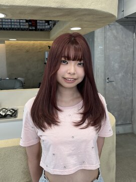 ウリ 横浜(uli) 【arin指名限定】年中人気のピンクカラー×レイヤーカット☆