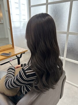 カプア 仙台駅前店(Kapua) グレージュ/ロングヘア/髪質改善/ワンカラー