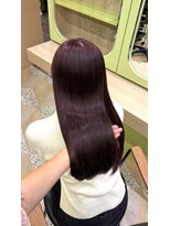 イオエ 西梅田(ioe)&nbsp;ブリーチなしカラー／髪質改善/ミルクティーベージュ/小顔へア