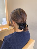 サラ ビューティ サイト 春日(SARA Beauty sight)&nbsp;イベント前におすすめ☆きれいめシニヨンアレンジ/ヘアセット