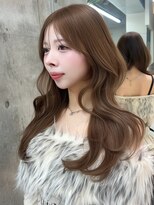 ロンドメリア 天神大名店(Lond Melia)&nbsp;黒髪カタログ/オリーブグレー/ココアベージュ/小顔に見せるヘア