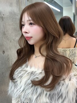 ロンドメリア 天神大名店(Lond Melia) 黒髪カタログ/オリーブグレー/ココアベージュ/小顔に見せるヘア