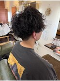 メンズスパイラルパーマ