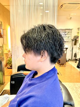 スギモト(Sugimoto) 高校生メンズ　2ブロックスパイラルパーマ