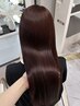【通常カラーでは出せない艶感×質感】髪質改善カラー＋潤いTR ￥8800
