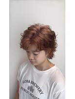 フラミューム 小田原(flammeum) ルーツカラー×パーマ