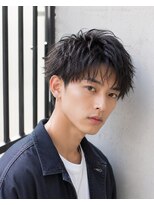 MEN's Baguz  MEN'Sカット/ MEN'Sパーマ/ MEN'Sカラー&nbsp;韓国風波巻きツイストスパイラルパーマ束感マッシュメンズ人気