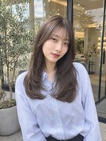 ラナ(LaNA)&nbsp;顔まわりから重なる柔らかブラウンロング