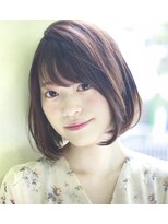 フラワーズビィーオーディー(FLOWERS BOD)&nbsp;可愛い！！フワッとゆるニュアンスボブ☆