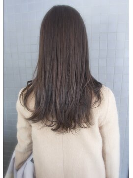 ヘアーサロン カシータ(Hair Salon CASITA) イルミナカラーで透明感と艶のある寒色系フェザーロング