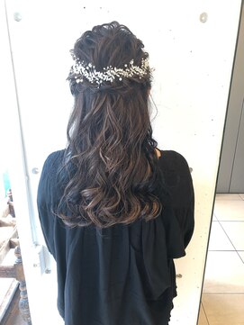 オブヘアー 宮崎台店(Of HAIR) ハーフアップスタイル