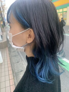 グルグル 下総中山店(GULGUL) シアーカラー こなれミディ マッシュウルフ 下総中山