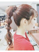 ヘアメイク アンク&nbsp;アレンジポニー♪