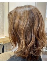 メリッサ ヘアーアンドスパ(melissa hair&spa) 全頭メッシュ×ミディアムボブ