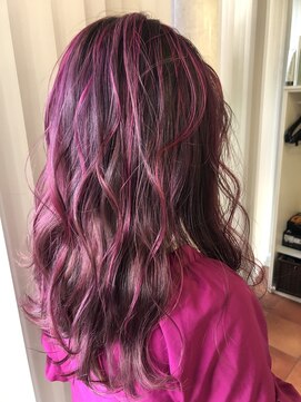 セットアップ 倉敷美和店(SET-UP) 20代30代40代◎ピンクハイライト シアーモーブカラー