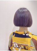 【BelleCoupes】橋口大 タッセルカット ボブ パープルラベンダー