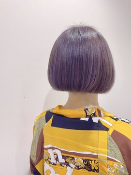 ベルクープス 天王寺店(Belle Coupes) 【BelleCoupes】橋口大 タッセルカット ボブ パープルラベンダー