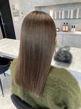 ローカス(Locus) 髪質改善カラーエステ/オリーブベージュ/透明感カラー