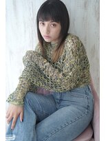 ニューヨークニューヨーク テラッソ姫路店(NYNY) ハイライトベージュロンググレージュレイヤーカット外国人風