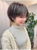 ＠thisiskaito表参道原宿/ショートヘア/ショートボブ/グレージュ