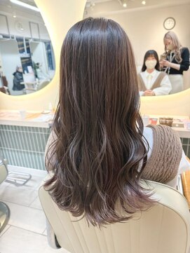 テトラ バイ ネオリーブ 横浜西口店(tetra by neolive) ブリーチ無しのグレージュカラー＊*【横浜】