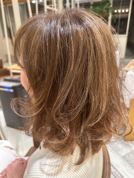 オンカラー(ON.COLOR) 大人ハイライトベージュロング