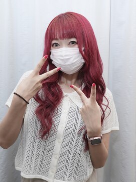 レボル(REVOL) えいたそちゃん、ピンクレッドカラー☆推し活推しカラー