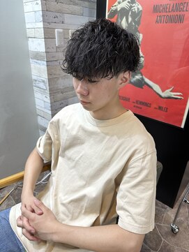 ハルクファースト 札幌(HRK 1st.) ツイストスパイラルパーマ/札幌メンズショート/札幌メンズパーマ