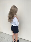 #ブリーチカラー#ミルクティー