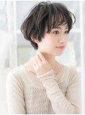 ★黒髪ニュアンスパーマ小顔マッシュルームヘア20代30代40代★10