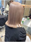 ミルクティーアッシュベージュカラーオリーブグレージュ30代