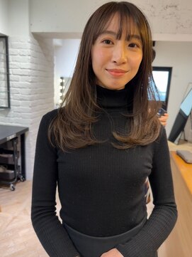 ローレン(LOREN) 透明感髪質改善ベージュダブルカラーミルクティーグレージュ