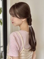 大人可愛い、透明感のある柔らかヘアー♪