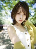色っぽふんわりミディアム/姫カットレイヤー◎20代~50代