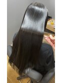 パヤ毛が気になる方への髪質改善ストレート。#ツヤ髪