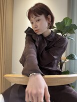 ロンドプロフィール 浦和(Lond profil)&nbsp;顔まわりレイヤー外ハネ韓国風ヘア髪質改善浦和ボブ