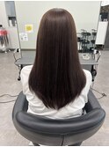 艶髪　ロング　トリートメント　グレージュ