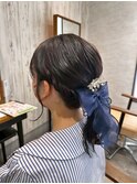 華やかリボンで、特別な日を彩る◎上品エレガントスタイル
