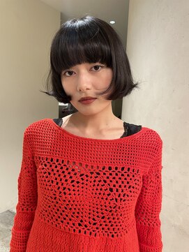ルノ(RUNO) 前下がりショート・ボブ/ミニボブ/前髪あり/20代/結べる/内巻き