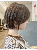 セイドット フクオカ(Say.FUKUOKA) 【Say.福岡】ショートボブ×オリーブベージュ×ダブルカラー