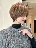 ＜30.40.50代＞大人似合わせショートx透明感カラー