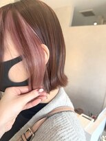 ヘアーガーデン アストレア(HAIR GARDEN ASTRAEA)&nbsp;薄ピンクインナーカラー