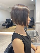 GRAFF 鎌倉 ショート ボブ  【グラフカマクラ】【3月下旬NEW OPEN（予定）】&nbsp;ツヤ髪/艶髪/ボブ/ストレート/前下がりボブ/ベージュブラウン