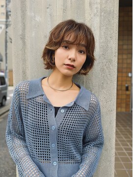 ラモードイワイインターナショナル(La Mode IWAI international) 抜け感レイヤーボブ×ナチュラルブラウン