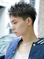 シフト バイ ゼロ(SHIFT by XeRo)&nbsp;爽やかツーブロック刈り上げ【アップバングショート】
