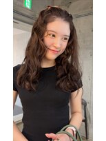 ナヌーク ダイカンヤマ(nanuk daikanyama)&nbsp;大きめ！ニュアンスパーマ！オリーブベージュカラー