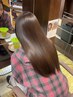 【5、6月限定美髪ストレート】リタッチ+縮毛矯正+カット